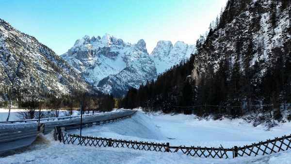 Arrivando in Val Pusteria, lago di Landro